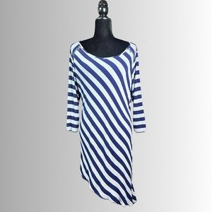 Belldini Navy and White Striped Tunic
